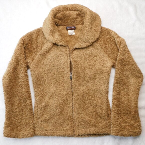Patagonia Jackets & Blazers - Patagonia W's Curly-Q Cardigan | Fawn Brown | Full Zip | Fleece | EUC | Med